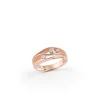 Cammilli Dune Ring 18ct Pink Champagne Gold with Diamonds