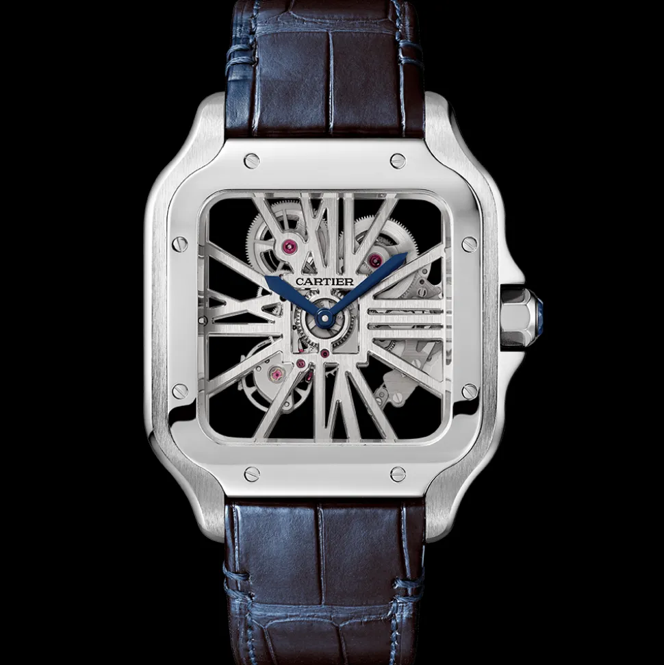 Cartier Santos de Cartier Skeleton Large WHSA0015