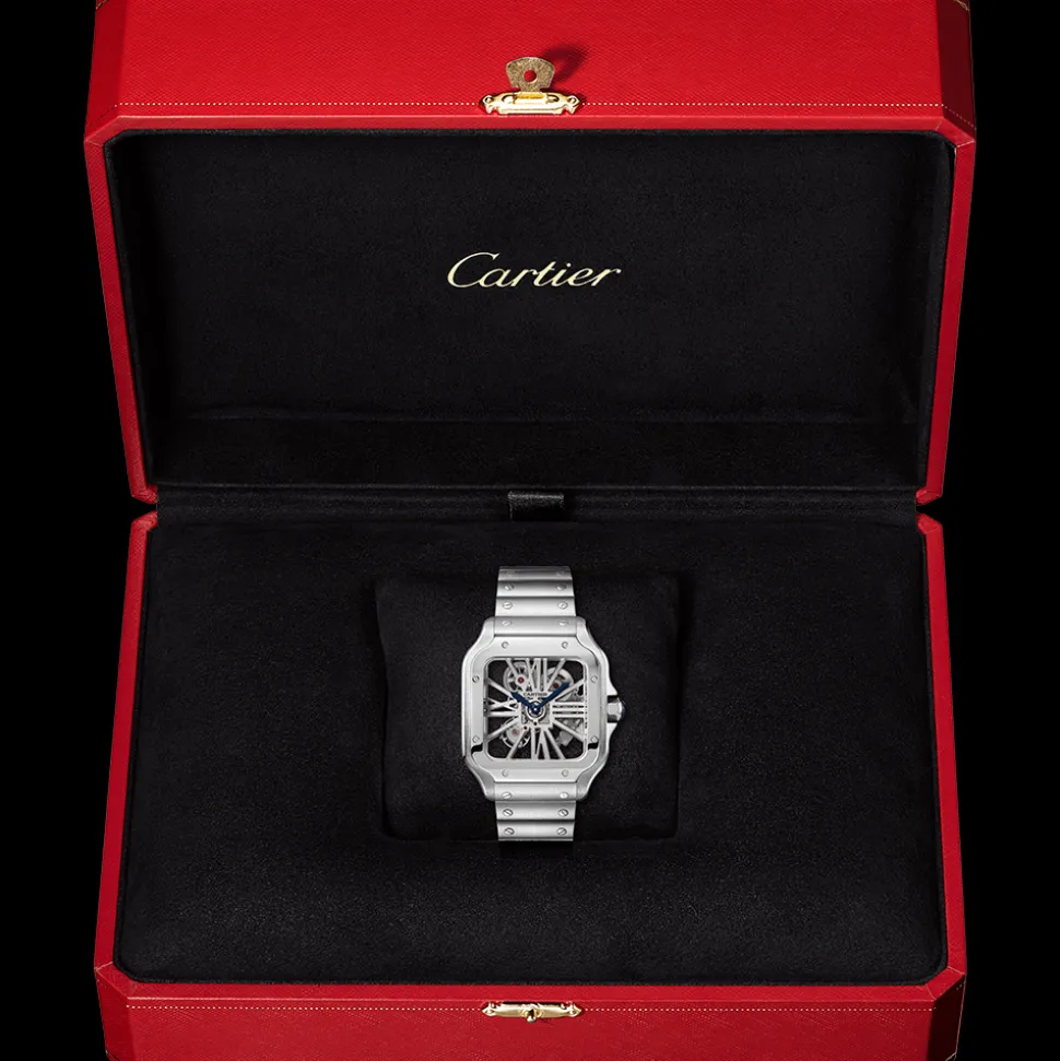 Cartier Santos de Cartier Skeleton Large WHSA0015