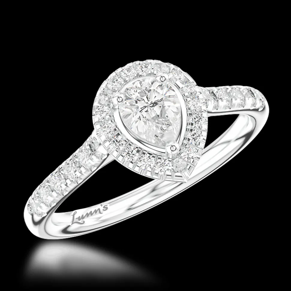 Cluster 0.20ct G VVS Diamond Platinum Ring