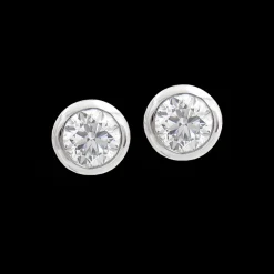 1.20ct D SI1 Diamond Platinum Earrings