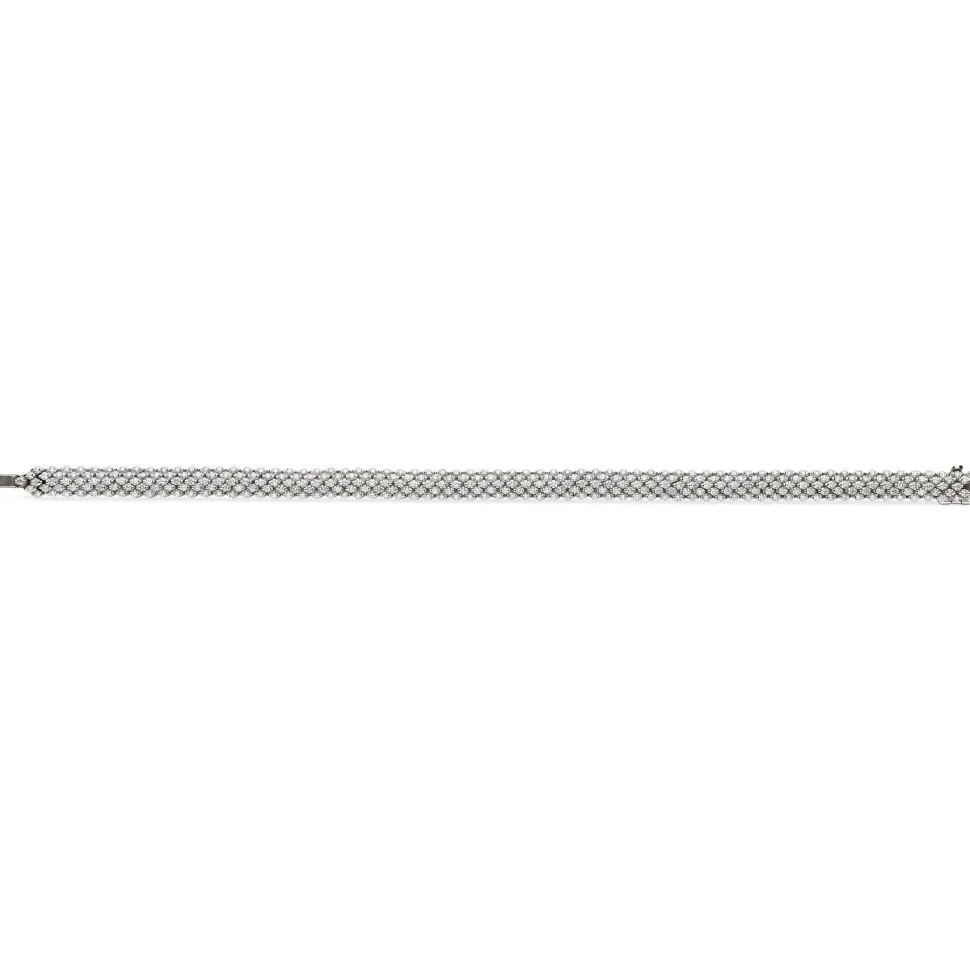 4.20ct Diamond White Gold Bracelet