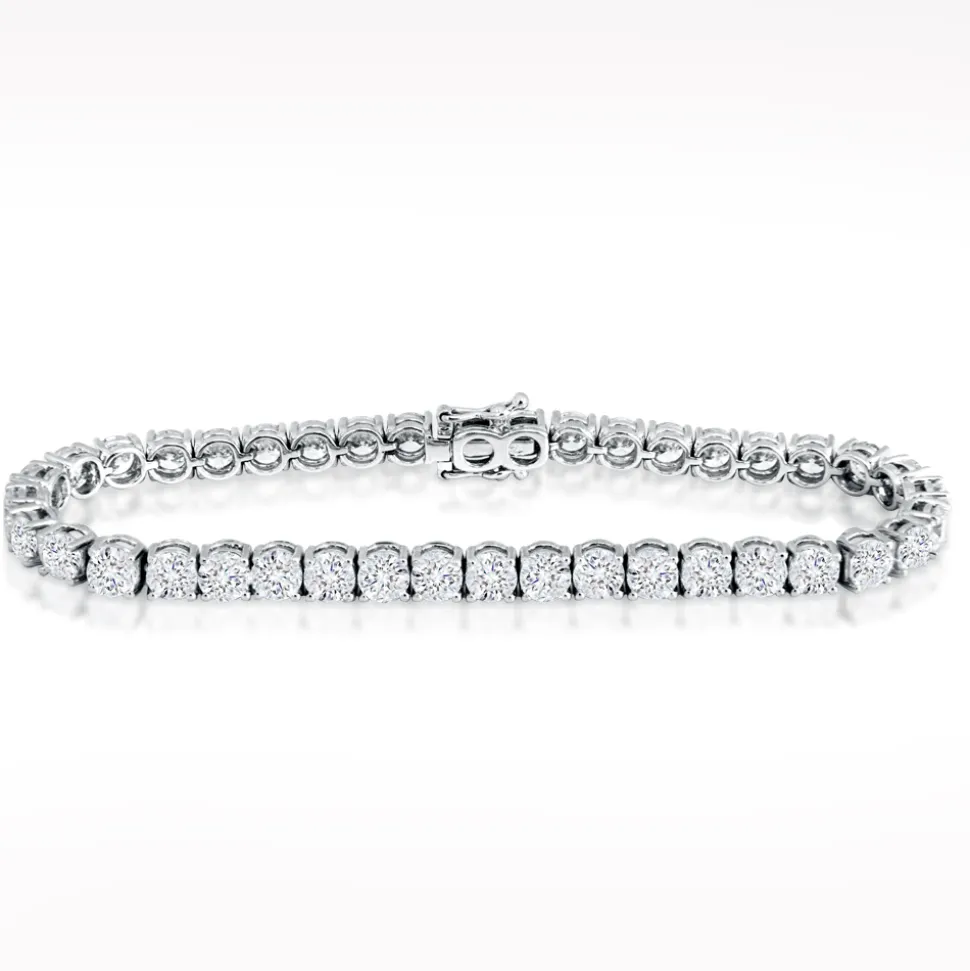 12.78ct Diamond White Gold Bracelet