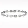 5.53ct Diamond White Gold Bracelet