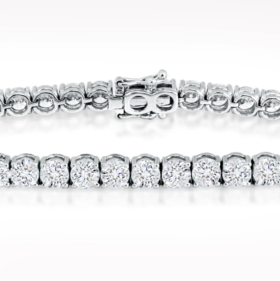 12.78ct Diamond White Gold Bracelet