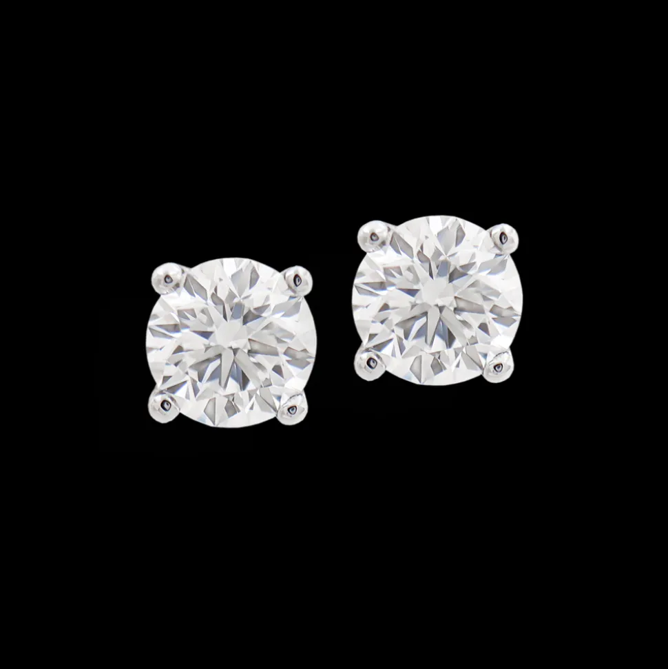 0.49ct Diamond White Gold Earrings