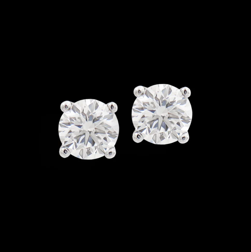 0.39ct Diamond White Gold Earrings