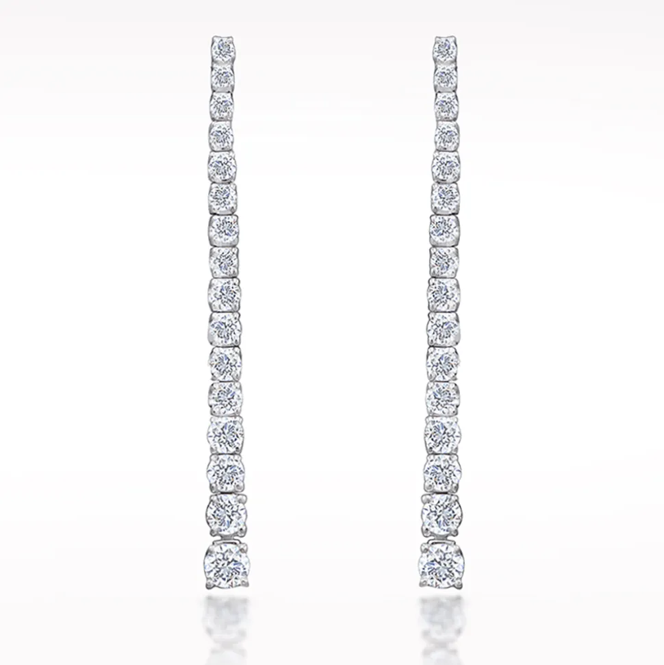 1.63ct Diamond White Gold Earrings