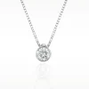 0.10ct Diamond White Gold Necklace