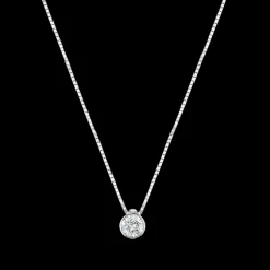 0.10ct Diamond White Gold Necklace