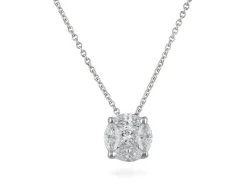 0.44ct Diamond White Gold Pendant