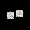 0.50ct Diamond Yellow Gold Earrings