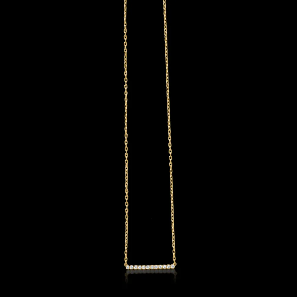 0.30ct Diamond Yellow Gold Necklace