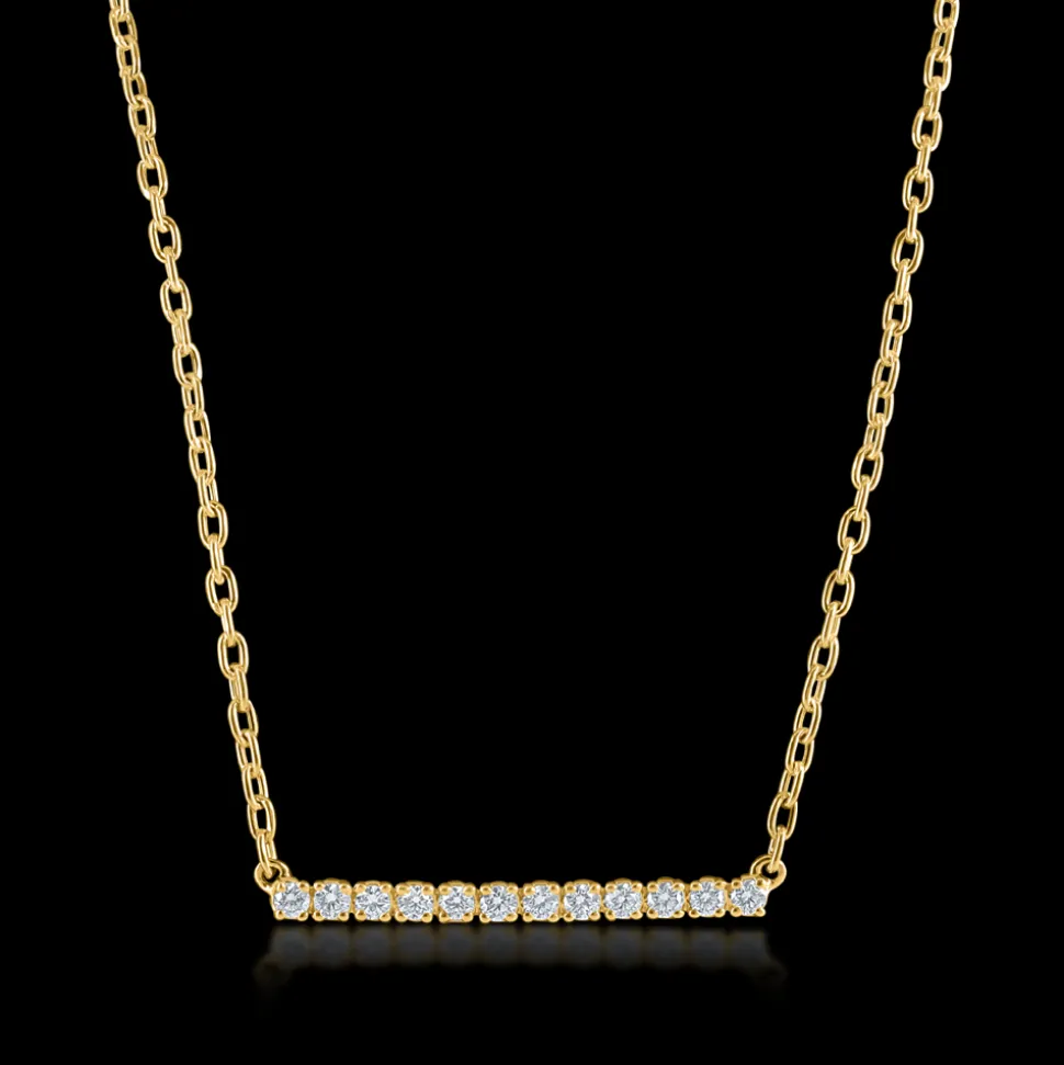 0.30ct Diamond Yellow Gold Necklace