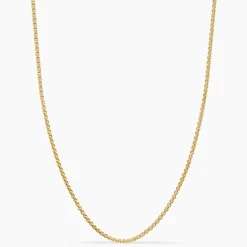 David Yurman Box Chain Necklace in 18ct Yellow Gold