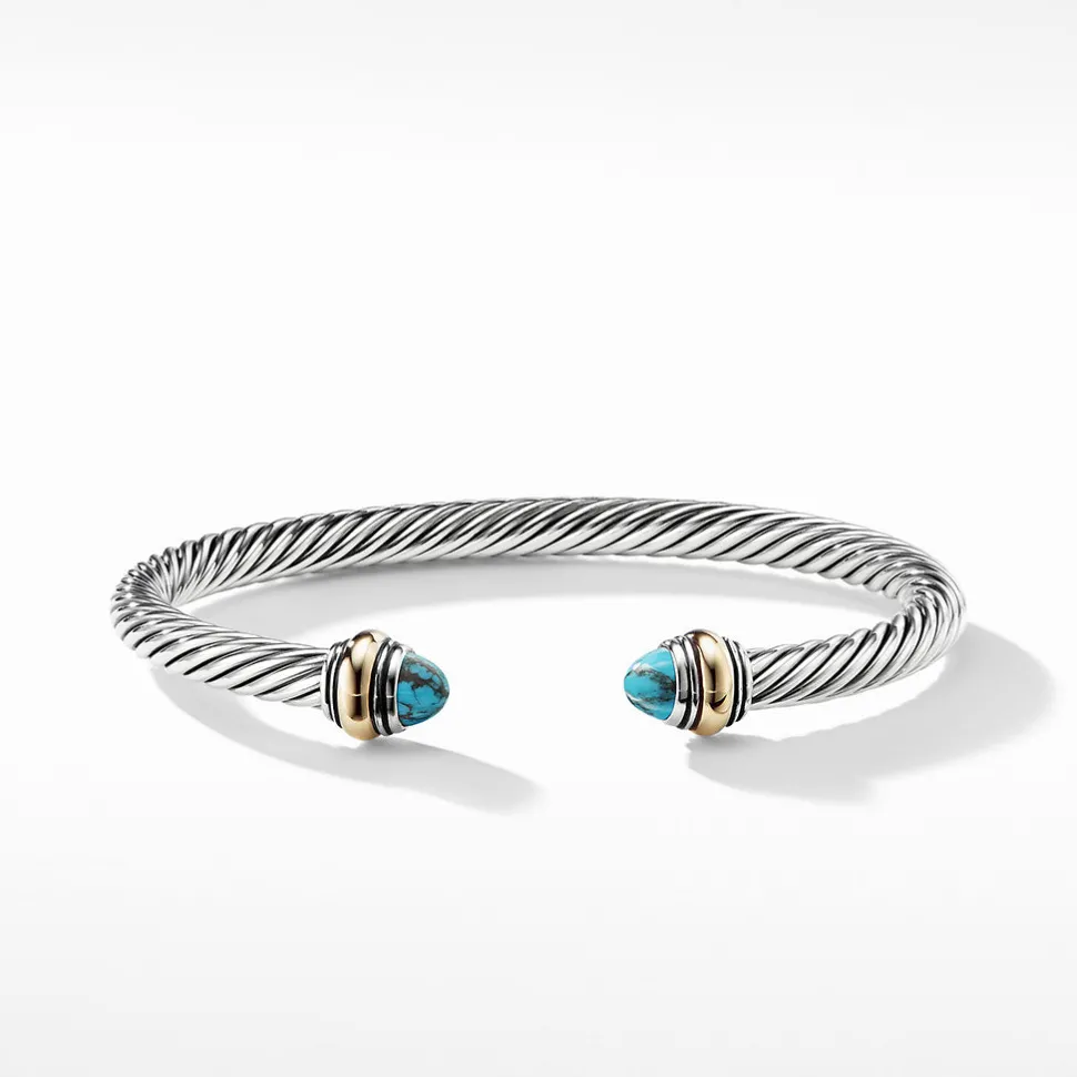 David Yurman Cable Classic Bracelet with Turquoise