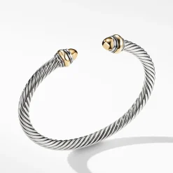 David Yurman Cable Classic Bracelet with 14ct Gold