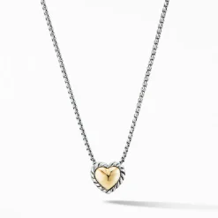 David Yurman Cable Cookie Classic Heart Necklace