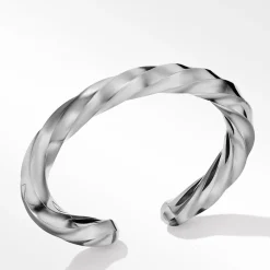 David Yurman Cable Edge™ Cuff Bracelet in Recycled Sterling Silver