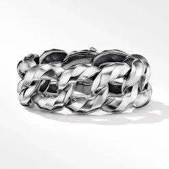 David Yurman Cable Edge™ Curb Chain Bracelet in Recycled Sterling Silver