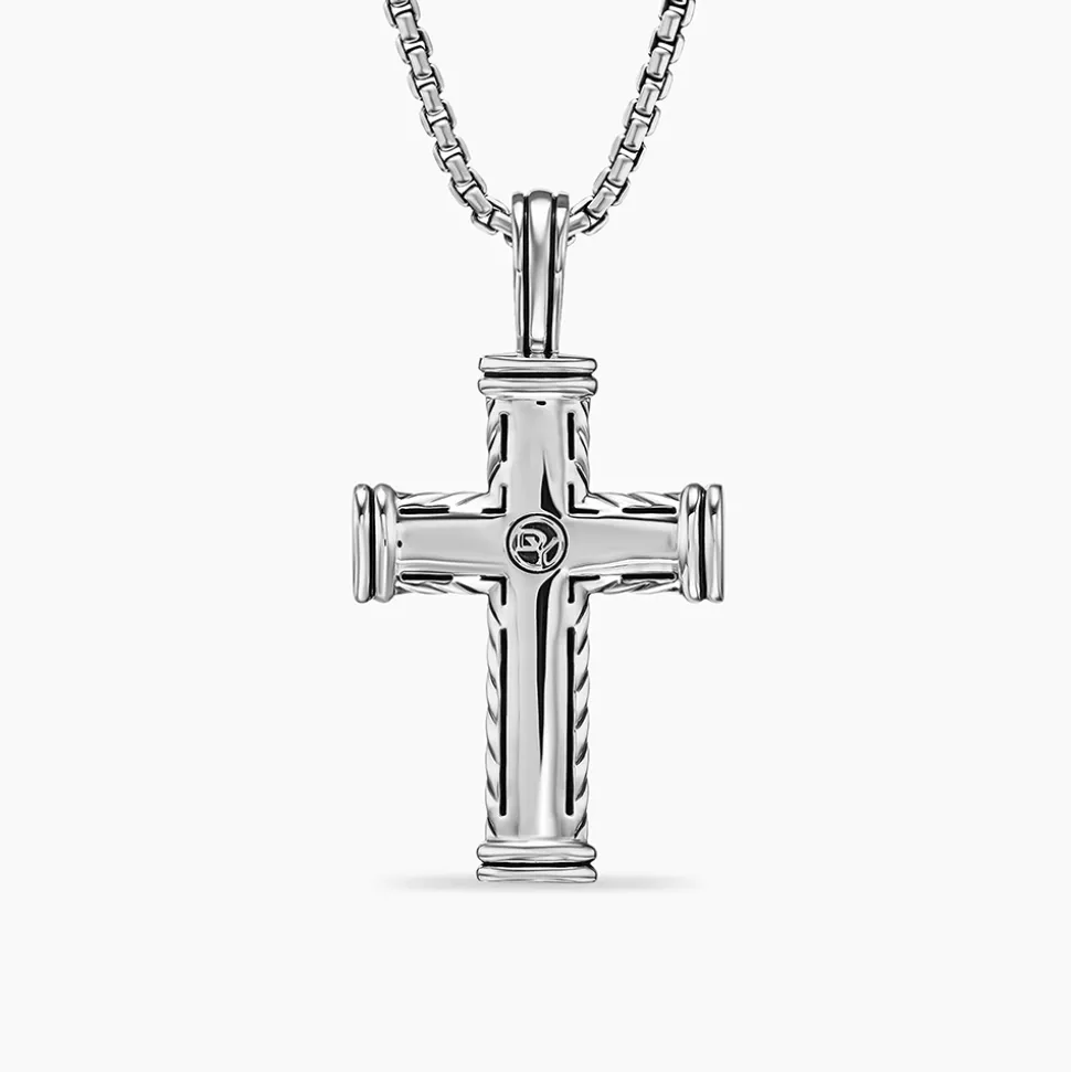 David Yurman Chevron Cross Pendant
