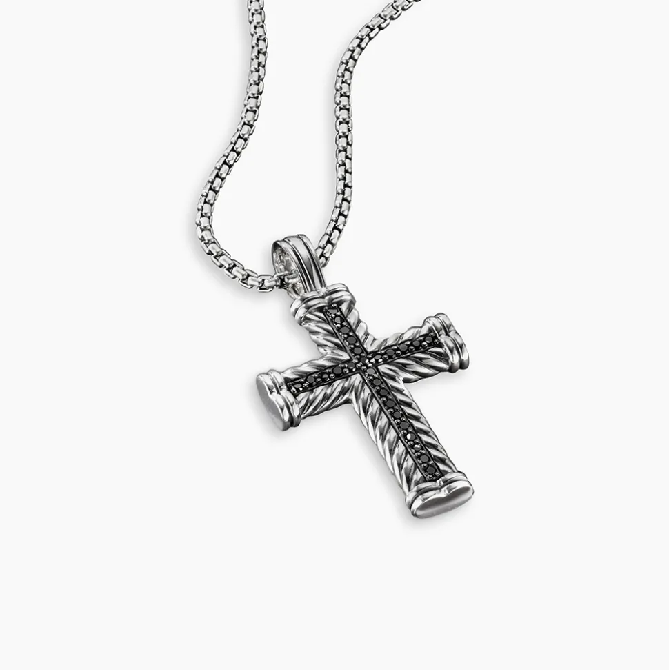 David Yurman Chevron Cross Pendant