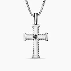David Yurman Chevron Cross Pendant