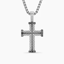 David Yurman Chevron Cross Pendant
