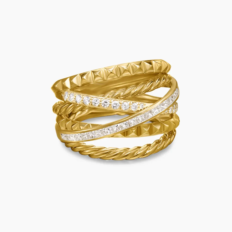 David Yurman Crossover Trio Six Row Ring