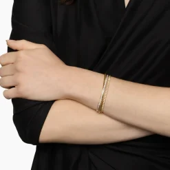 David Yurman Crossover Trio Three Row Cuff Bracelet