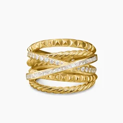 David Yurman Crossover Trio Six Row Ring