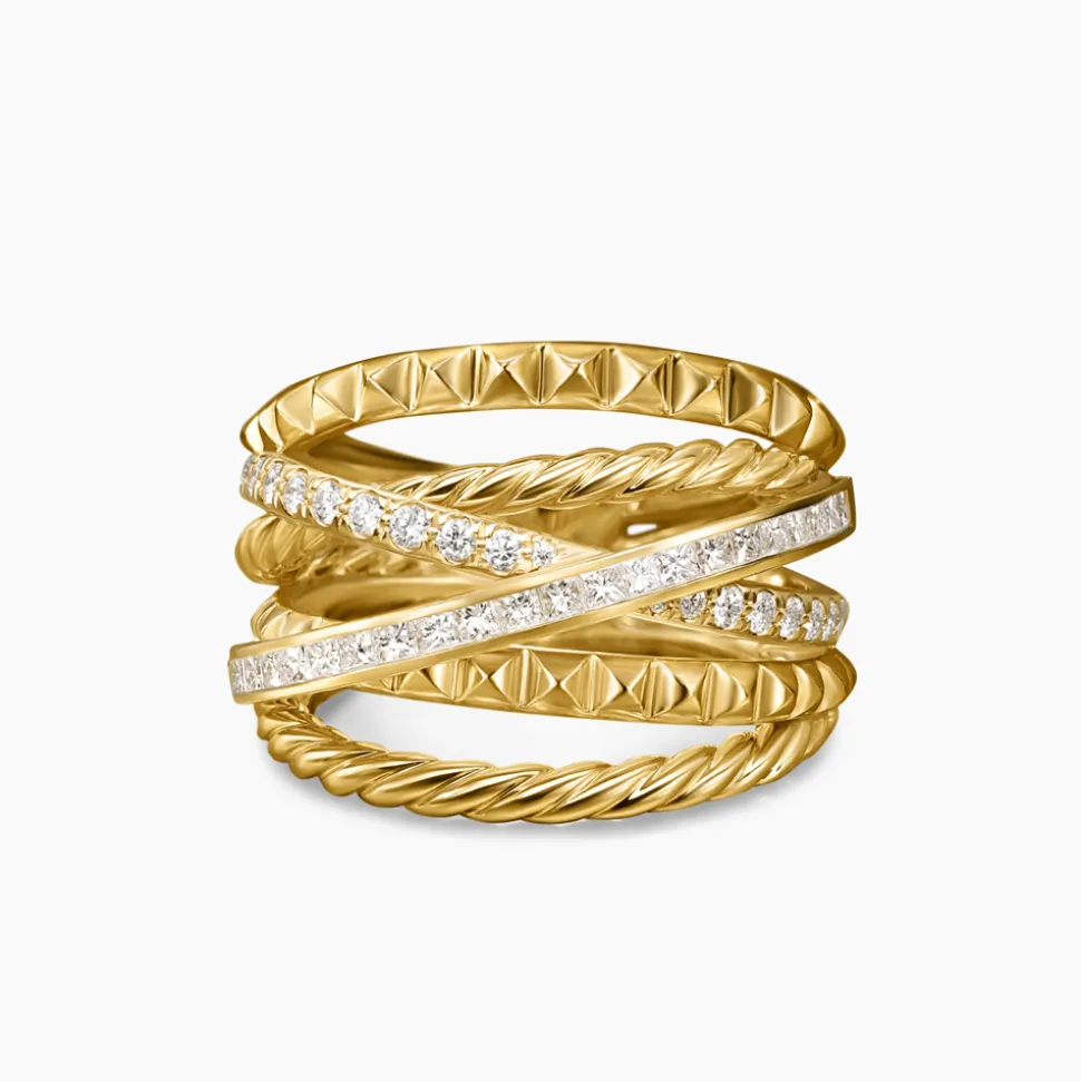 David Yurman Crossover Trio Six Row Ring