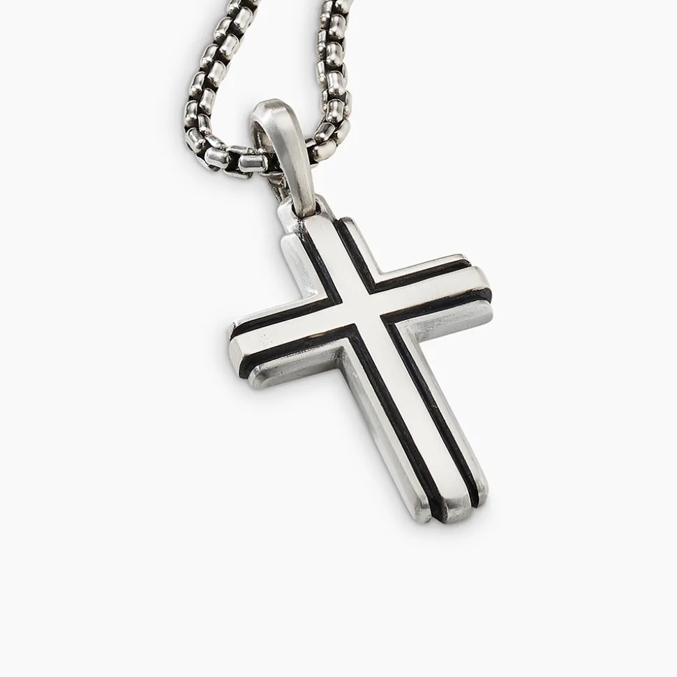 David Yurman Deco Cross Pendant