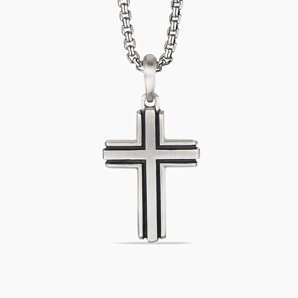 David Yurman Deco Cross Pendant