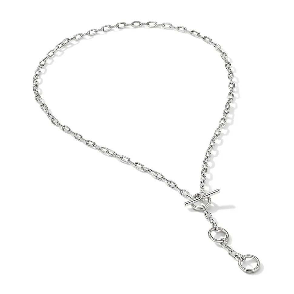 David Yurman DY Madison® Three Ring Chain Necklace