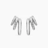 David Yurman DY Mercer® Three Row Hoop Earrings