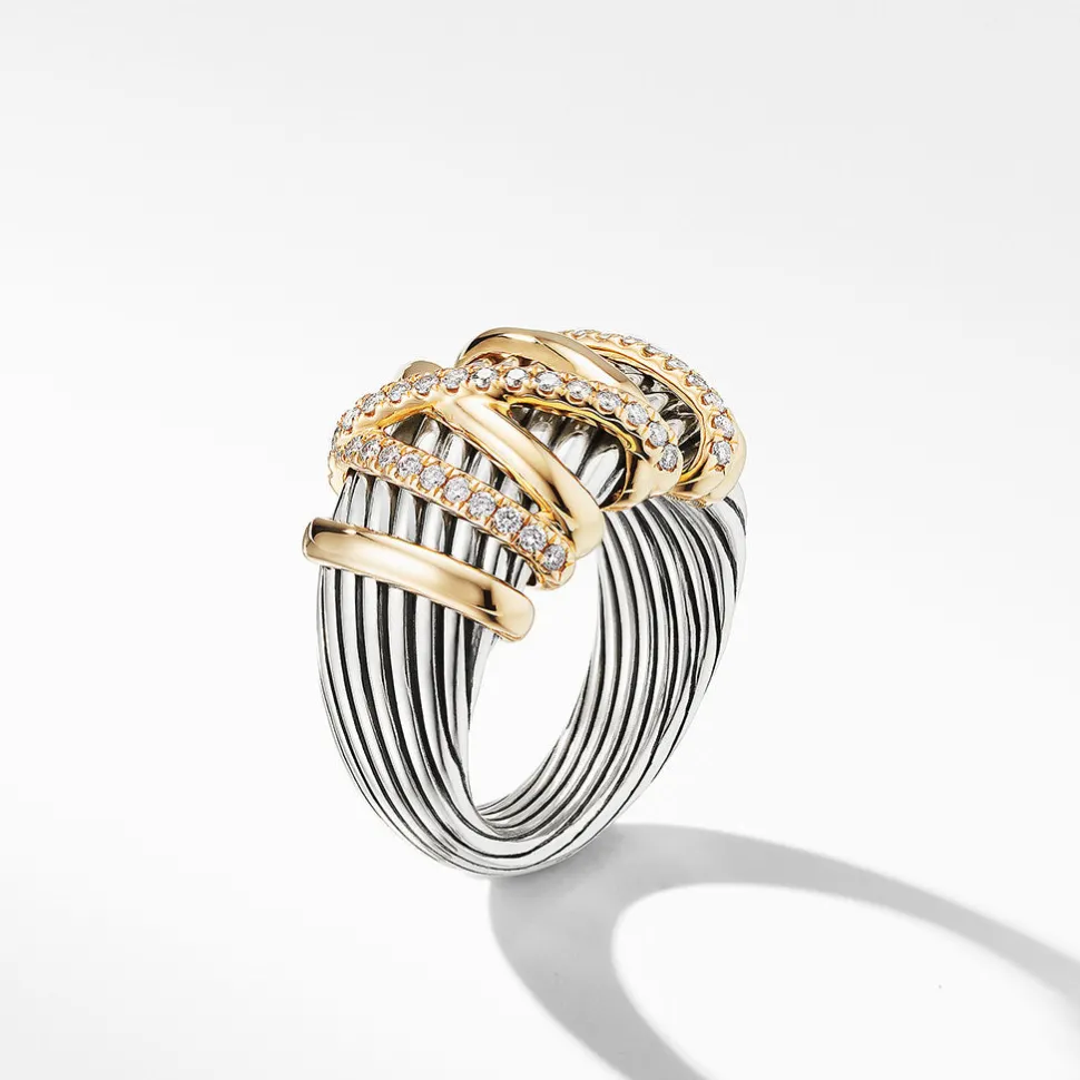 David Yurman Helena Statement Ring with Diamonds