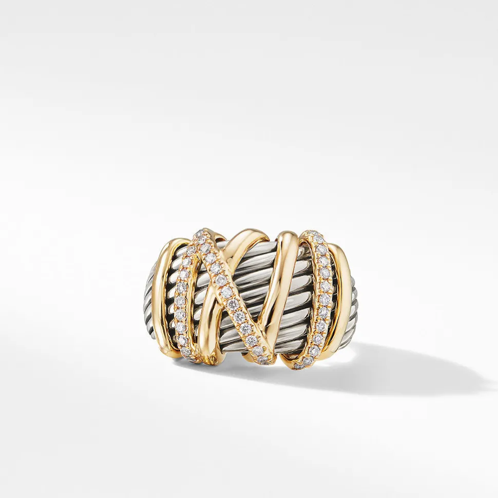David Yurman Helena Statement Ring with Diamonds