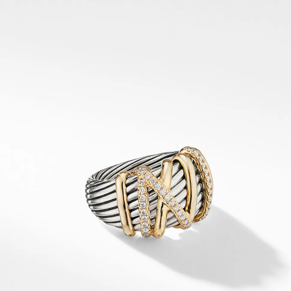 David Yurman Helena Statement Ring with Diamonds