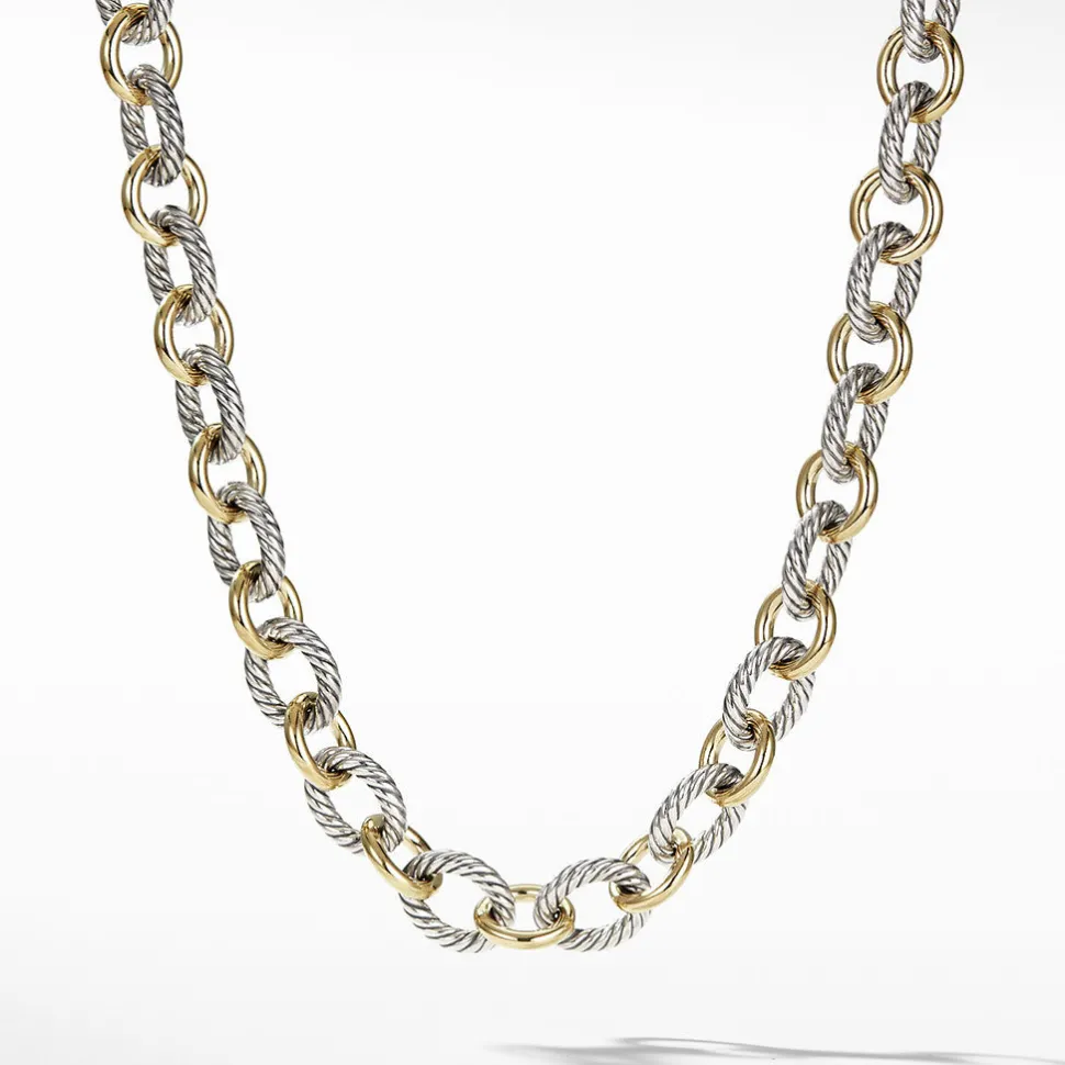 David Yurman Large Oval Link Necklace
