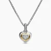 David Yurman Petite Cable Heart Pendant Necklace
