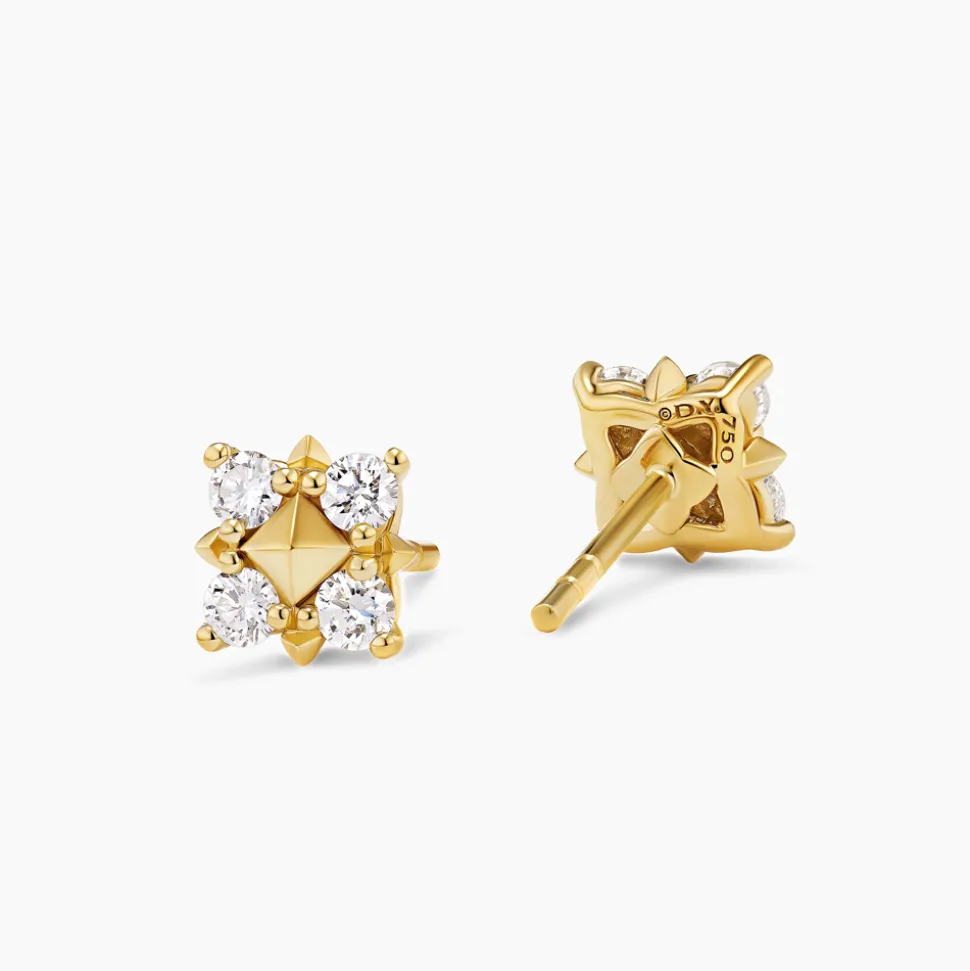 David Yurman Petite Modern Renaissance Pyramid Stud Earrings