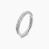 David Yurman Petite Pavé Stack Ring