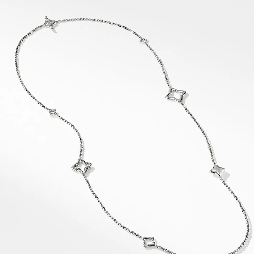 David Yurman Quatrefoil Chain Necklace