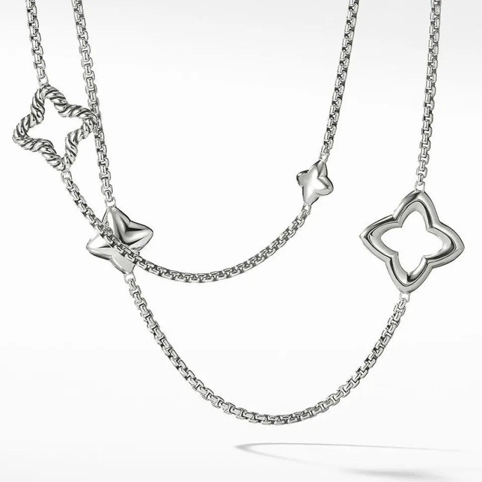 David Yurman Quatrefoil Chain Necklace
