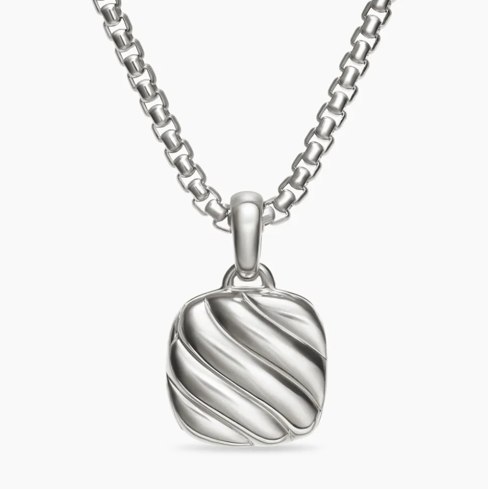 David Yurman Sculpted Cable Square Locket