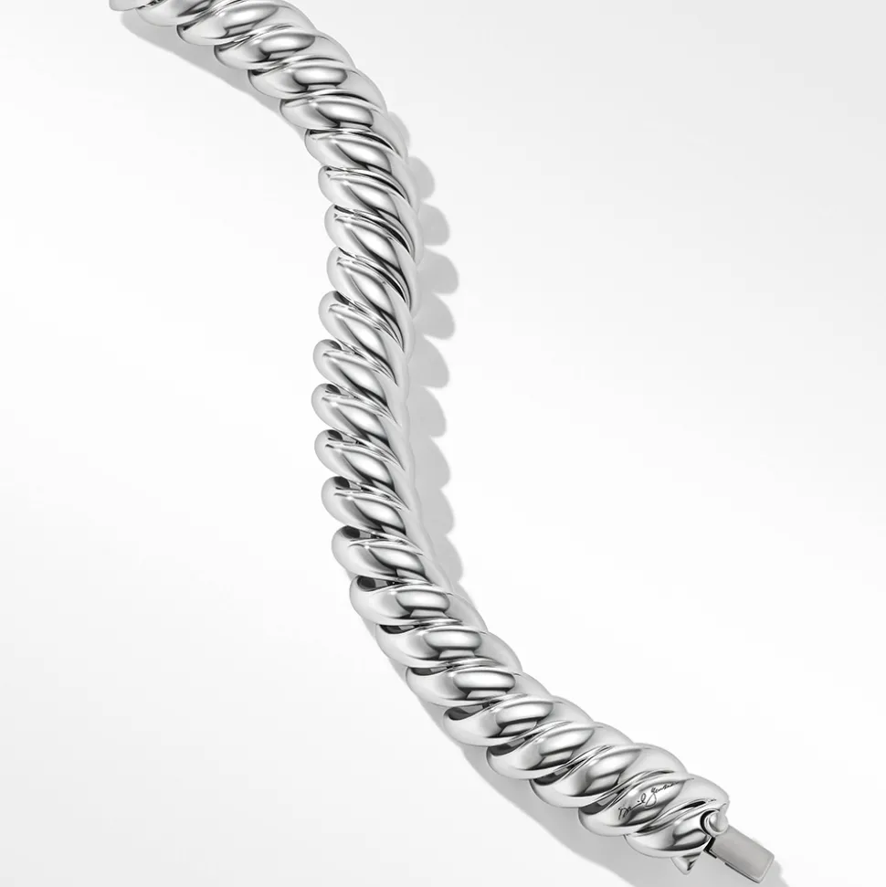 David Yurman Sculpted Cable Bracelet in Sterling Silver