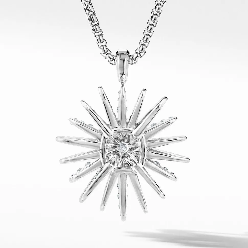 David Yurman Starburst Pendant with Pavé Diamonds