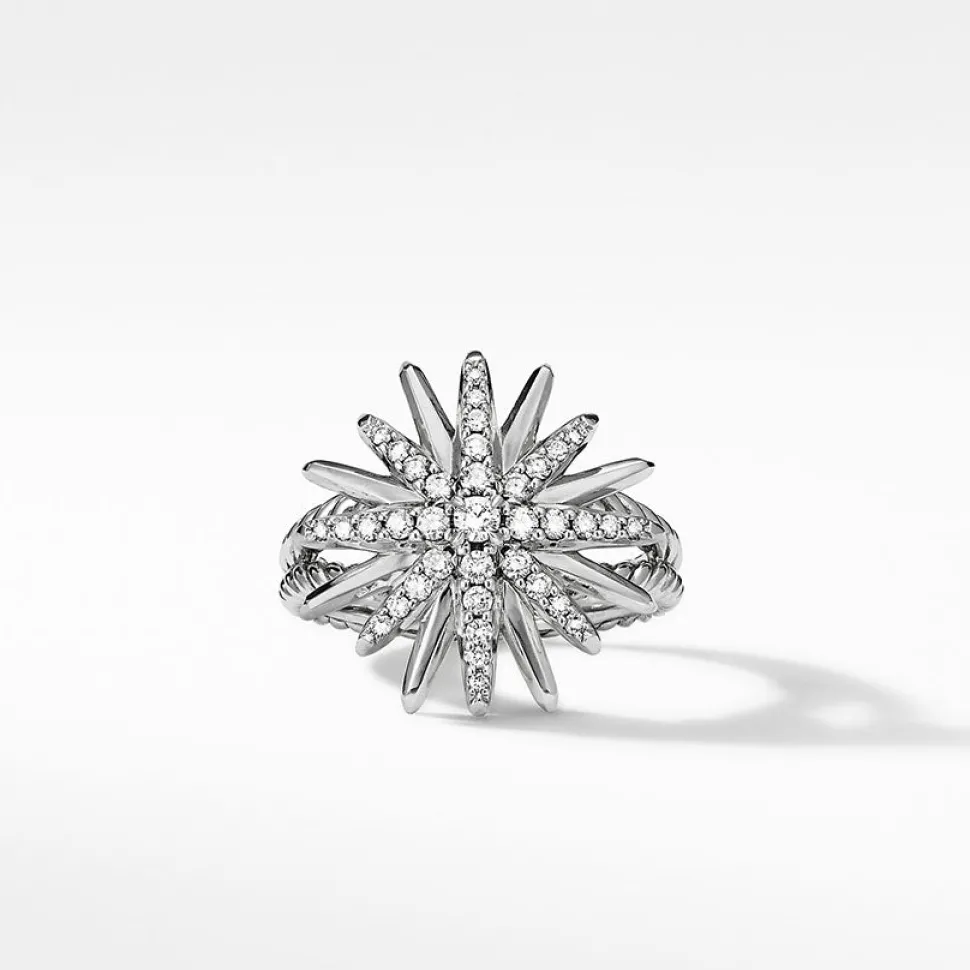 David Yurman Starburst Ring with Pavé Diamonds