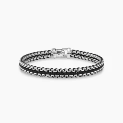 David Yurman Woven Box Chain Bracelet